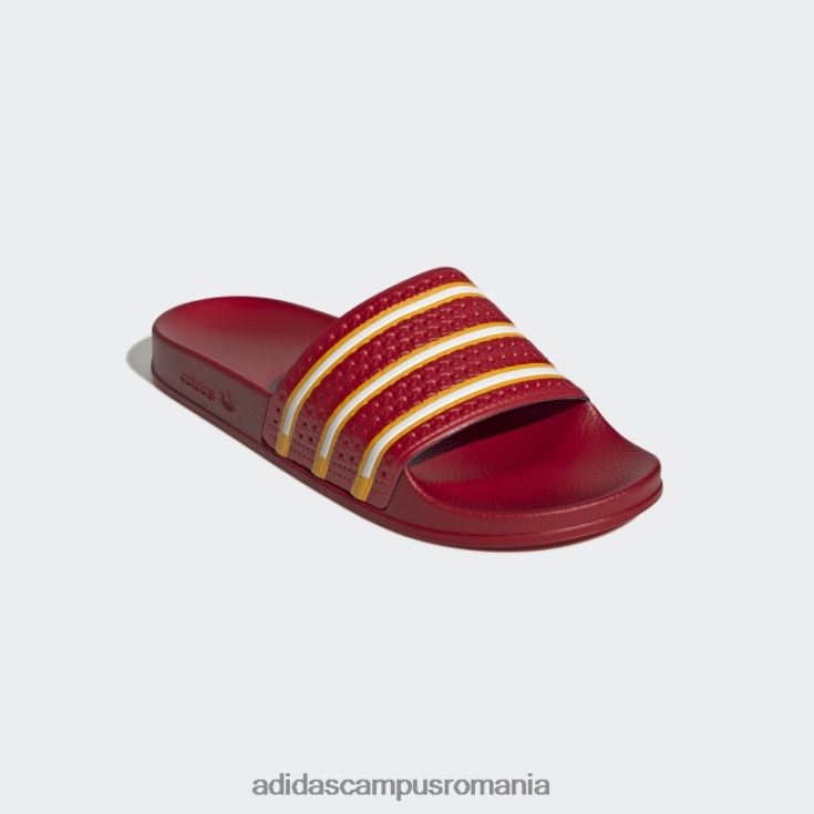 adidas campus romania tobogane adilette de aur colegiu unisex roșu/alb/colegiu auriu J266N212925