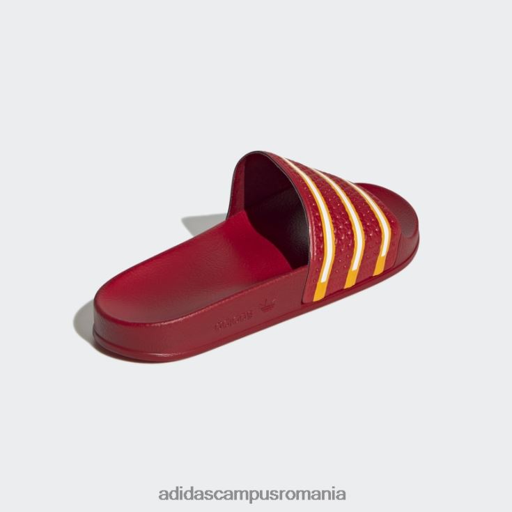 adidas campus romania tobogane adilette de aur colegiu unisex roșu/alb/colegiu auriu J266N212925
