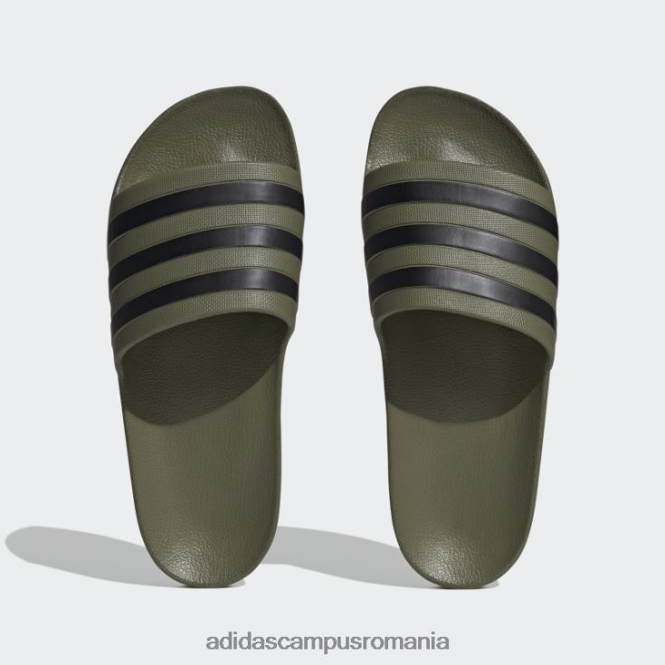adidas campus romania tobogane aqua adilette olive unisex măsliniu/negru J266N24402