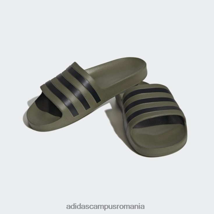adidas campus romania tobogane aqua adilette olive unisex măsliniu/negru J266N24402