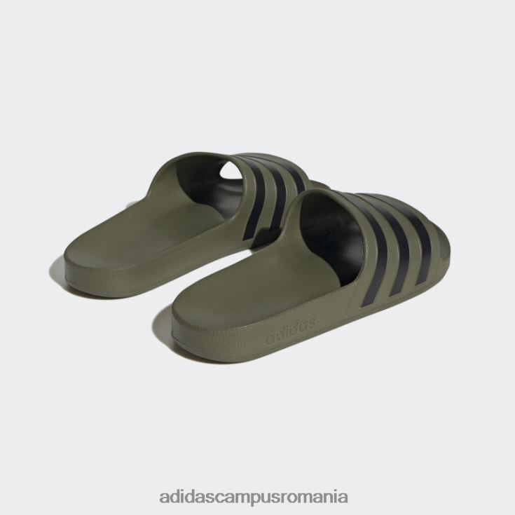 adidas campus romania tobogane aqua adilette olive unisex măsliniu/negru J266N24402