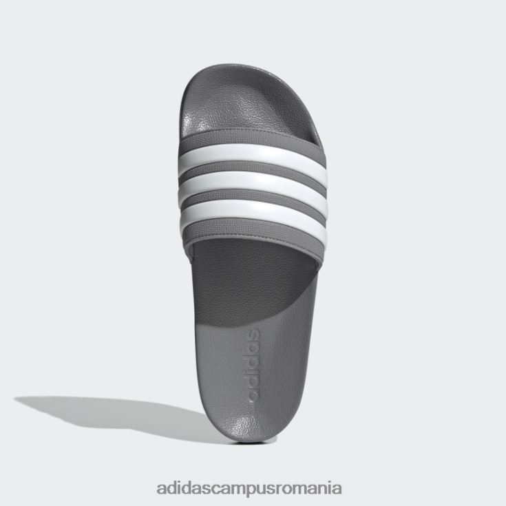 adidas campus romania tobogane de duș adilette gri unisex gri/alb J266N24253