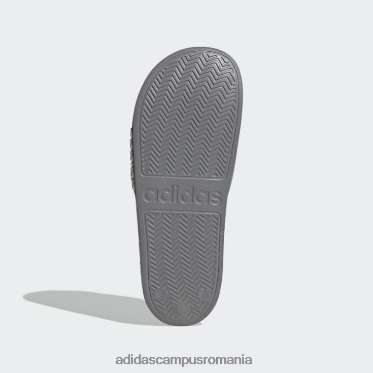 adidas campus romania tobogane de duș adilette gri unisex gri/alb J266N24253