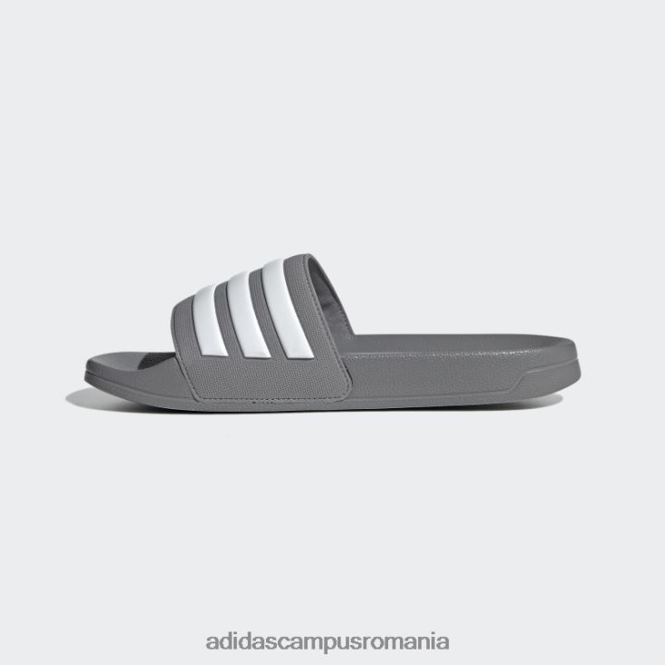 adidas campus romania tobogane de duș adilette gri unisex gri/alb J266N24253