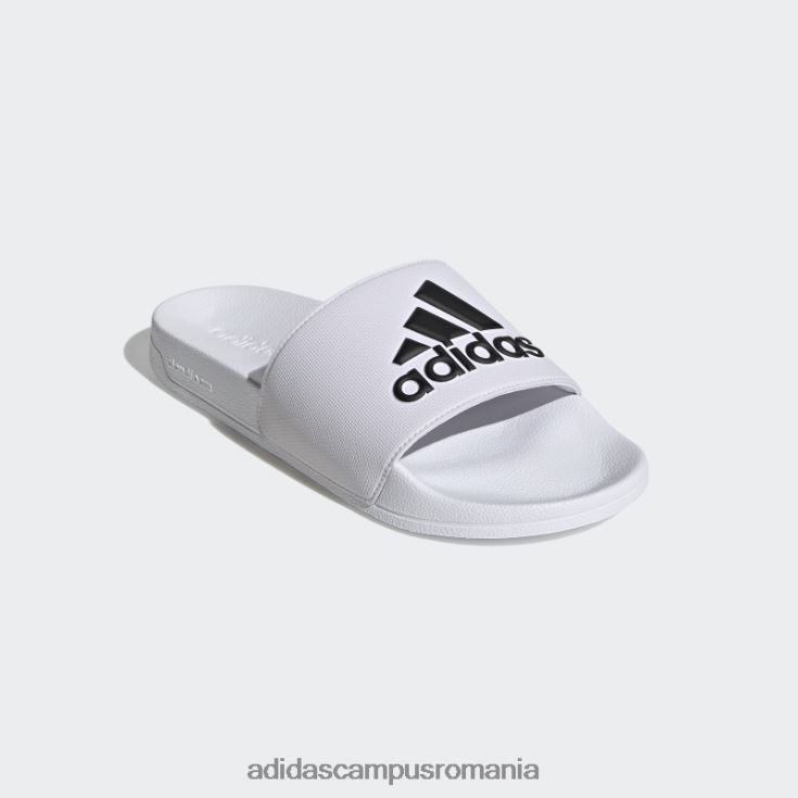 adidas campus romania tobogane de duș adilette negre unisex alb negru J266N24421