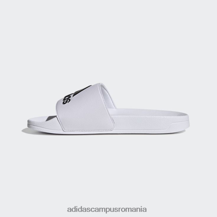 adidas campus romania tobogane de duș adilette negre unisex alb negru J266N24421