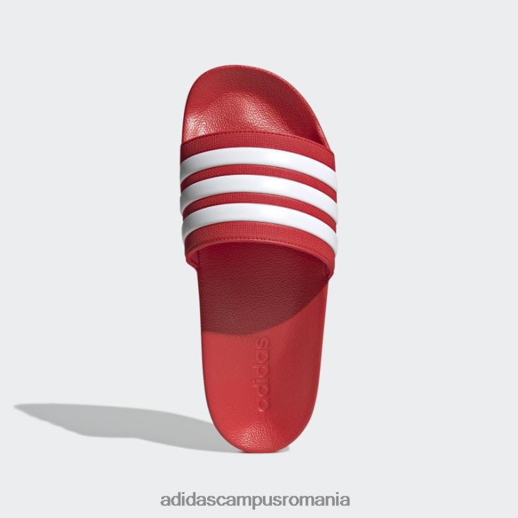 adidas campus romania tobogane de duș adilette roșii unisex rosu alb J266N212406