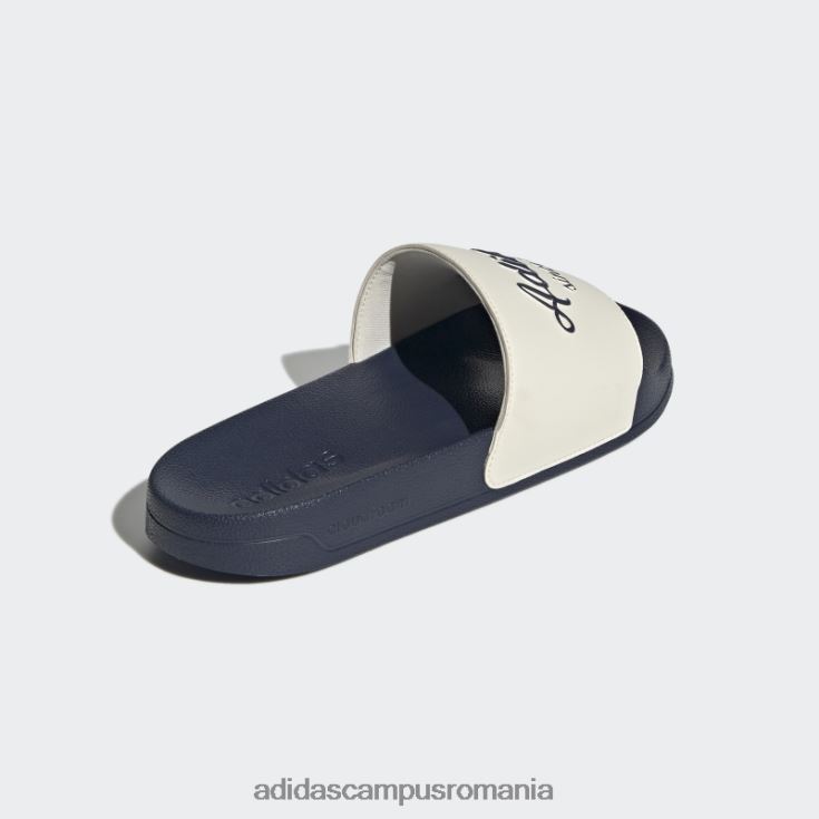 adidas campus romania tobogane de dus adilette bleumarin unisex alb/marinier J266N212428