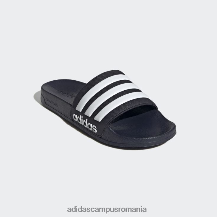 adidas campus romania tobogane de dus adilette negru/alb unisex cerneală/alb J266N212368