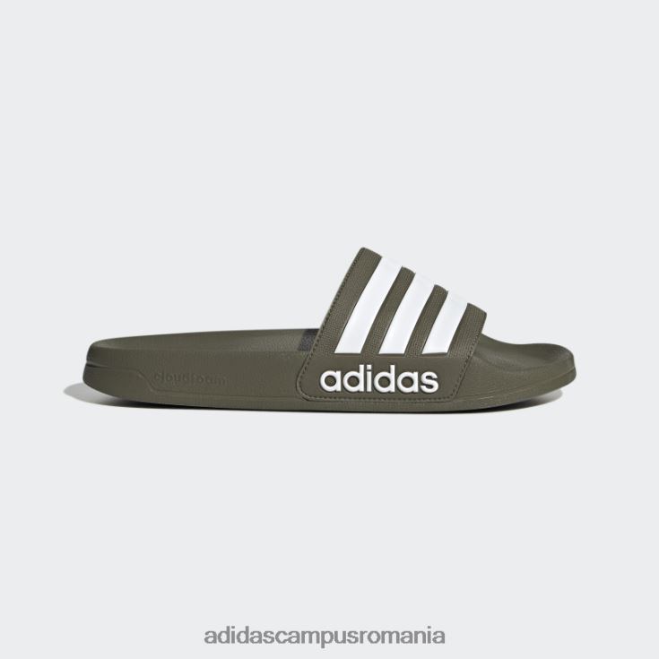 adidas campus romania tobogane de dus adilette olive adidas unisex măsliniu/alb J266N24419