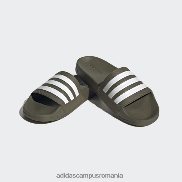 adidas campus romania tobogane de dus adilette olive adidas unisex măsliniu/alb J266N24419