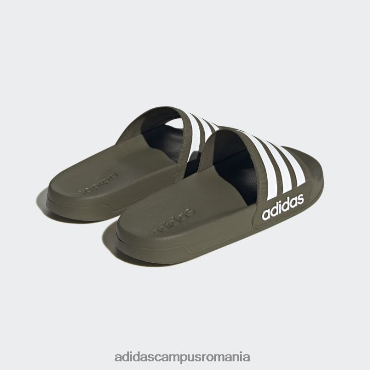 adidas campus romania tobogane de dus adilette olive adidas unisex măsliniu/alb J266N24419