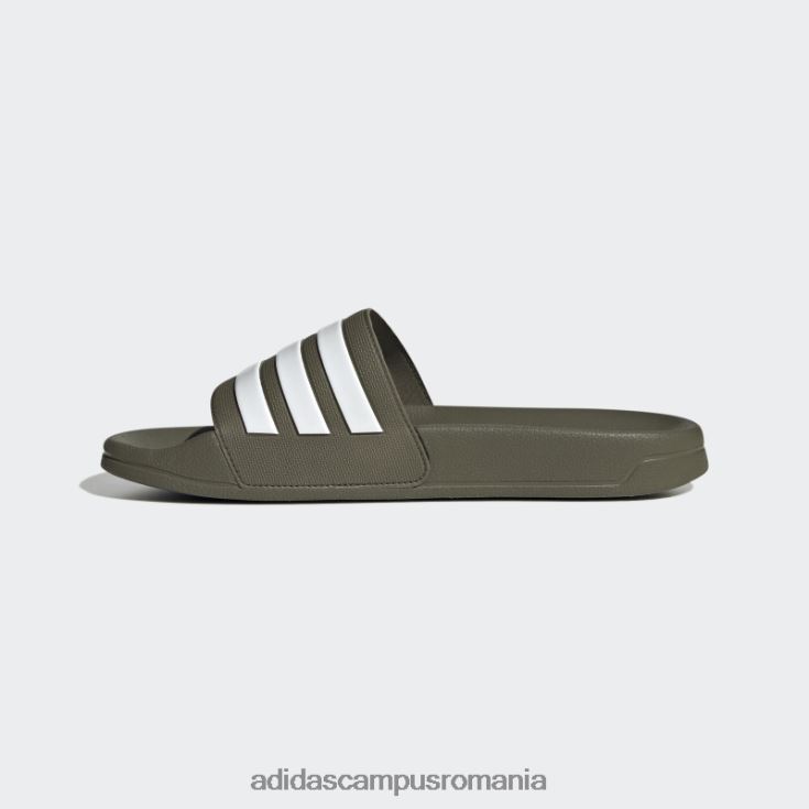 adidas campus romania tobogane de dus adilette olive adidas unisex măsliniu/alb J266N24419