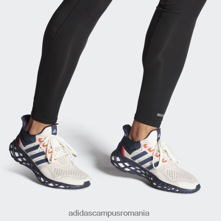 adidas campus romania ultraboost web dna alergare sport îmbrăcăminte lifestyle pantofi albi unisex alb/marinier/portocaliu J266N24340
