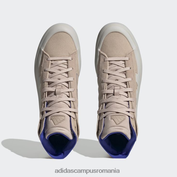 adidas campus romania znsored hi lifestyle adult pantof taupe adidas unisex taupe/alb/albastru J266N24050