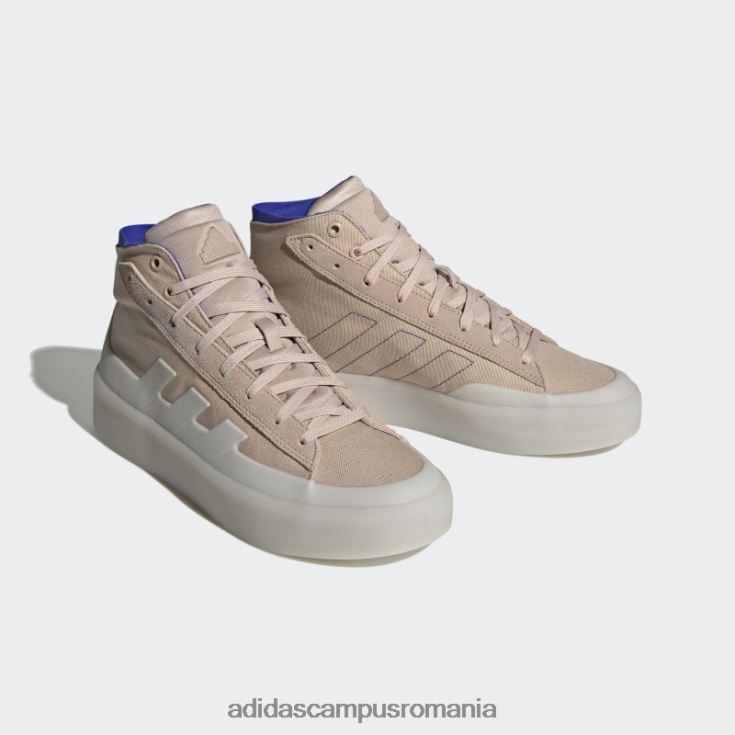 adidas campus romania znsored hi lifestyle adult pantof taupe adidas unisex taupe/alb/albastru J266N24050