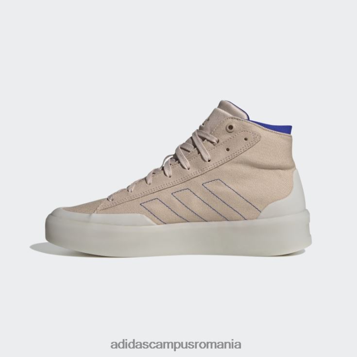 adidas campus romania znsored hi lifestyle adult pantof taupe adidas unisex taupe/alb/albastru J266N24050