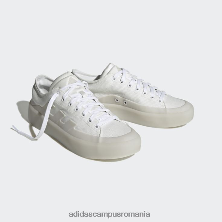 adidas campus romania znsored pantofi albi unisex alb J266N24136