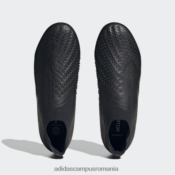 adidas campus romania Black Predator Accuracy+ cizme pentru teren ferm unisex alb negru J266N21336