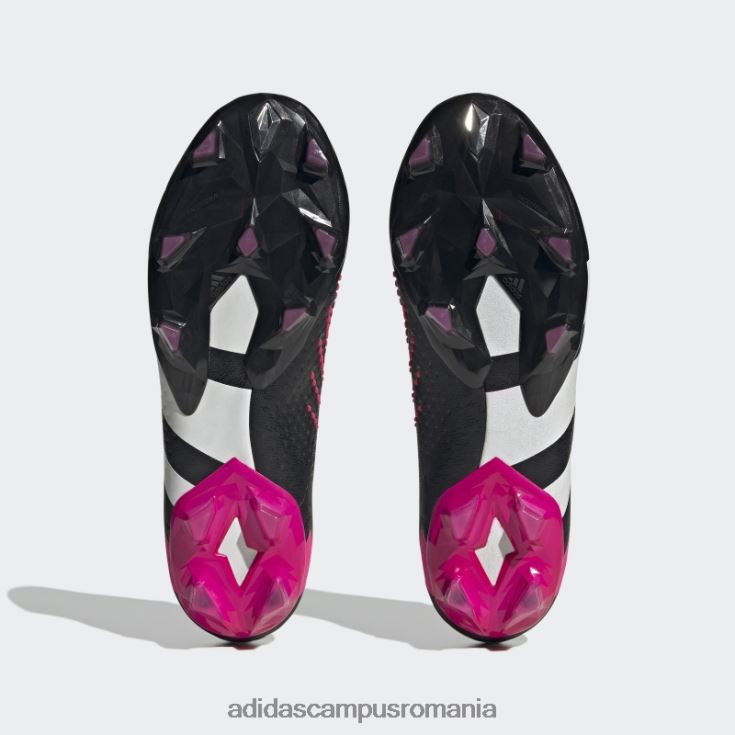 adidas campus romania acuratețea prădătorului negru.1 cizme joase de teren ferm unisex negru/alb/roz J266N212748