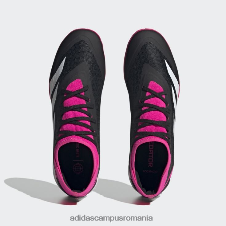 adidas campus romania acuratețea prădătorului roz.3 cizme de interior moda unisex negru/alb/roz J266N21359