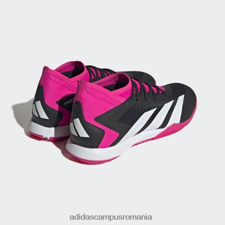 adidas campus romania acuratețea prădătorului roz.3 cizme de interior unisex negru/alb/roz J266N212543