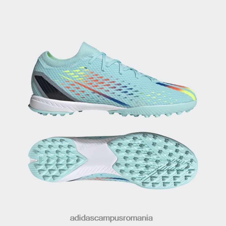 adidas campus romania aqua x speedportal.3 pantofi gazon adidas unisex aqua/albastru/galben J266N24773