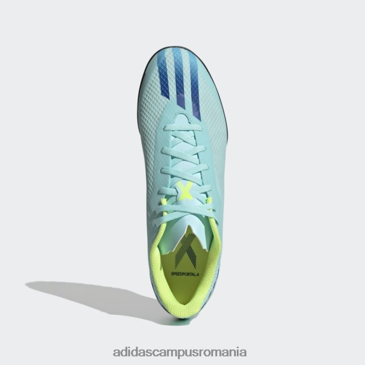 adidas campus romania aqua x speedportal.4 pantofi pentru gazon unisex aqua/albastru/galben J266N25950