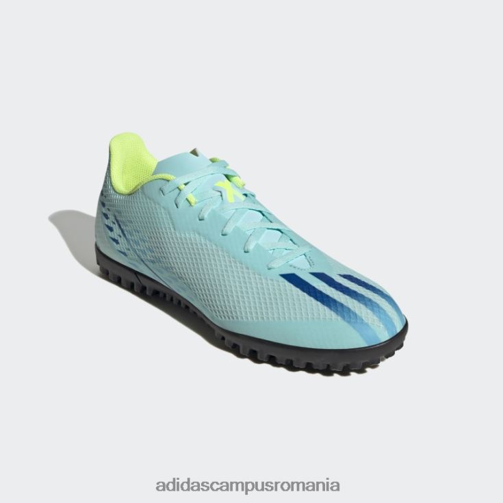adidas campus romania aqua x speedportal.4 pantofi pentru gazon unisex aqua/albastru/galben J266N25950