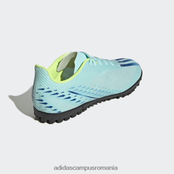 adidas campus romania aqua x speedportal.4 pantofi pentru gazon unisex aqua/albastru/galben J266N25950