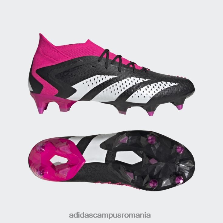 adidas campus romania black predator accuracy.1 cizme de teren moale adidas unisex negru/alb/roz J266N212351
