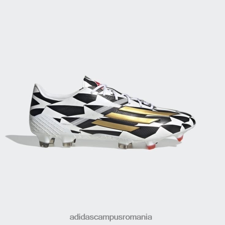 adidas campus romania cizme albe f50 adizero iv teren ferm unisex alb/auriu metalic/stacojiu J266N2406