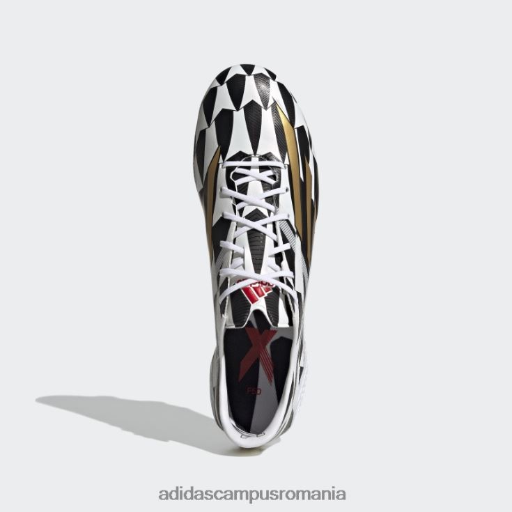 adidas campus romania cizme albe f50 adizero iv teren ferm unisex alb/auriu metalic/stacojiu J266N2406