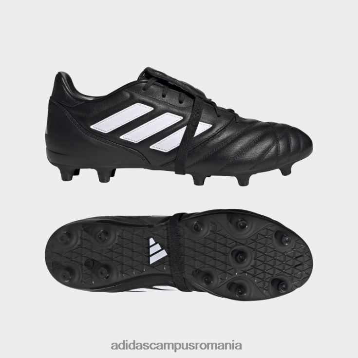 adidas campus romania copa gloro tachete de teren ferm negru unisex alb negru J266N24268