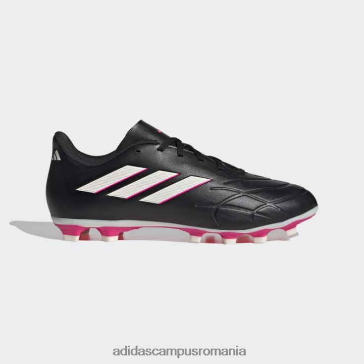 adidas campus romania copa pure.4 cizme de teren flexibile negre unisex negru/zero metalic/roz J266N2133