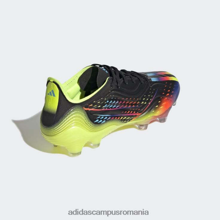 adidas campus romania copa sense.1 crape de teren ferm negru unisex negru/cian/galben J266N24502