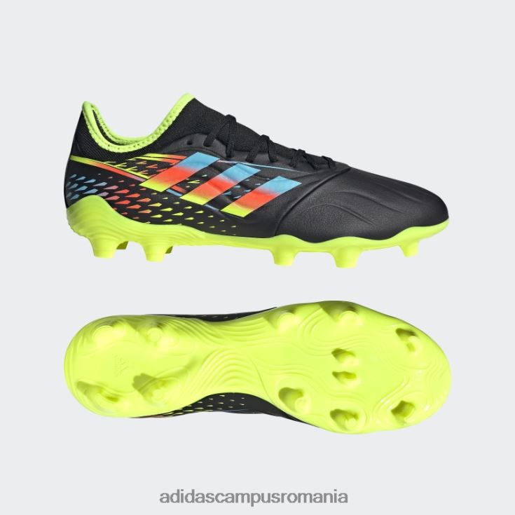 adidas campus romania copa sense.3 crape teren ferm negru adidas unisex negru/cian/galben J266N28808