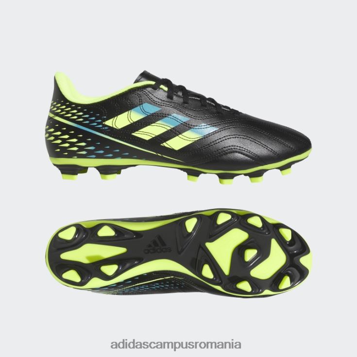 adidas campus romania negru copa sens.4 crampoane flexibile la sol unisex negru/cian/galben J266N24463