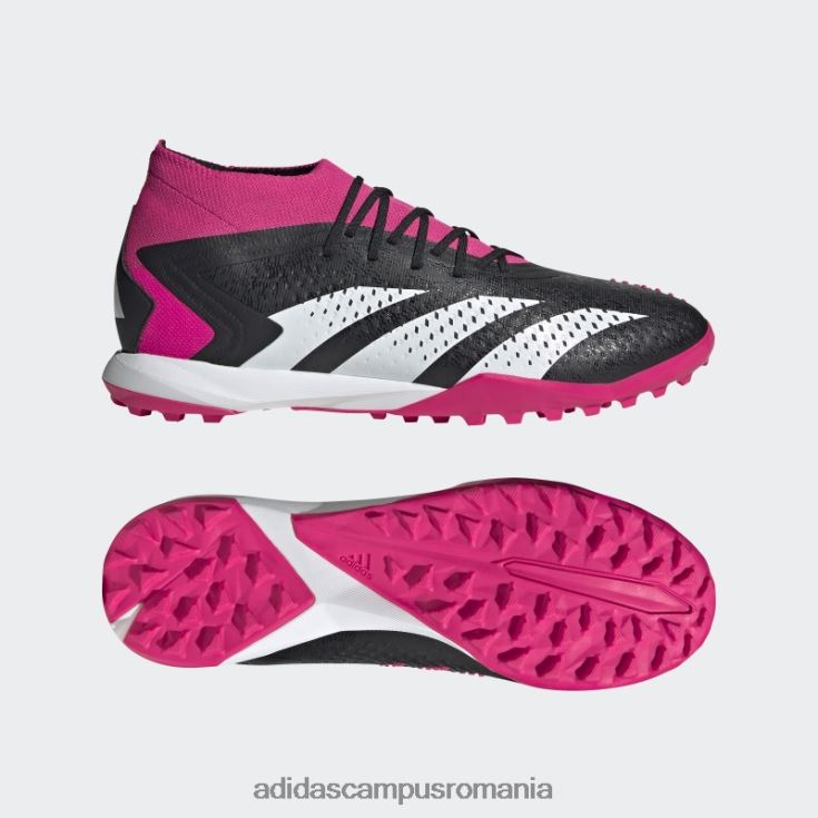 adidas campus romania negru predator precizie.1 cizme gazon unisex negru/alb/roz J266N213031