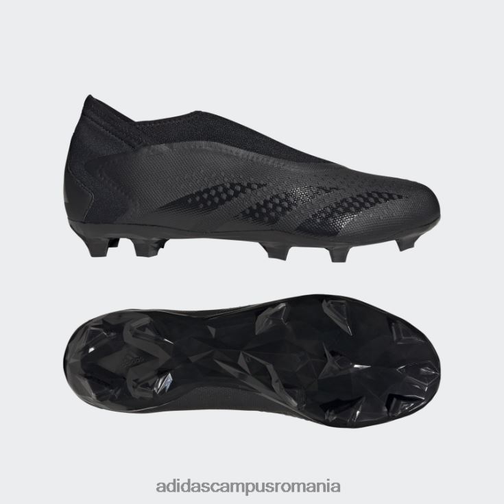 adidas campus romania negru predator precizie.3 cizme fără șireturi pentru teren ferm unisex alb negru J266N212197