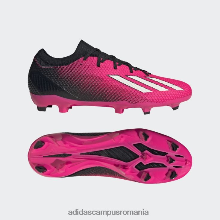 adidas campus romania negru x speedportal.3 cizme de teren ferm moda unisex roz/zero metalic/negru J266N2266