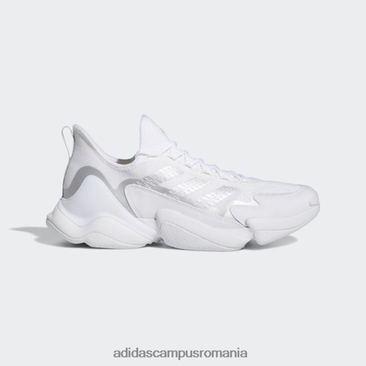 adidas campus romania pantofi albi sm impact flx unisex alb/argintiu J266N24679