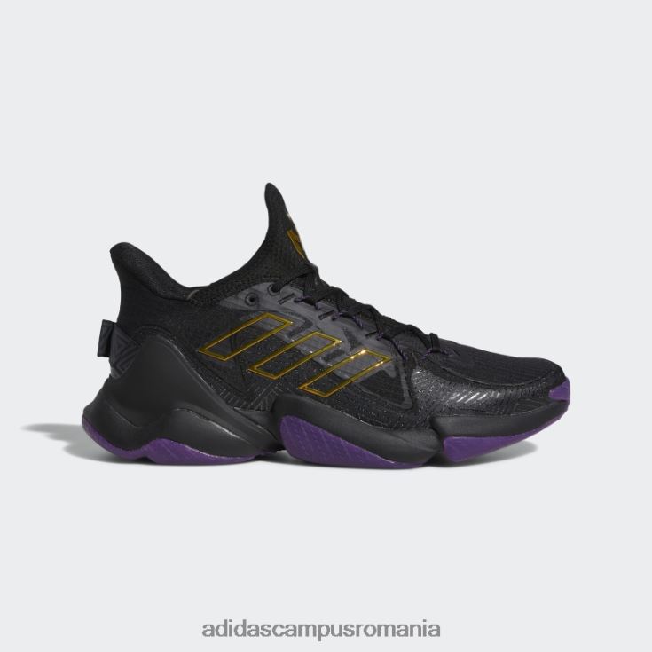 adidas campus romania pantofi mahomes 1 impact flx negri unisex negru/auriu metalic/violet J266N28822