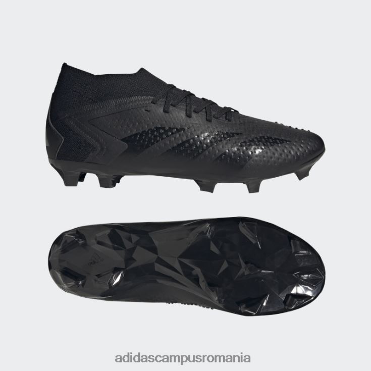 adidas campus romania precizia prădătorului.2 crampoane de pământ ferm negru unisex alb negru J266N24286