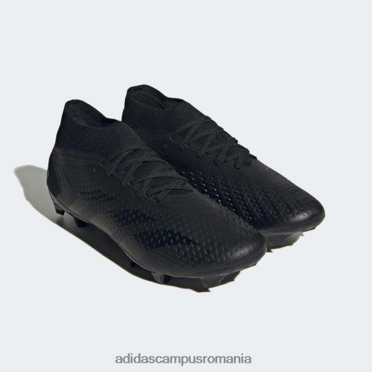 adidas campus romania precizia prădătorului.2 crampoane de pământ ferm negru unisex alb negru J266N24286