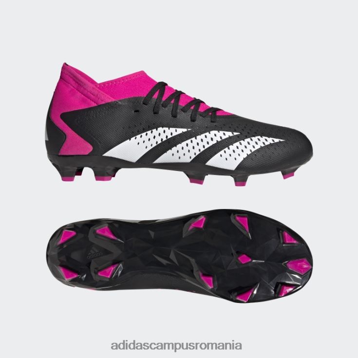 adidas campus romania precizia prădătorului.3 crampoane pentru teren ferm negru unisex negru/alb/roz J266N23914