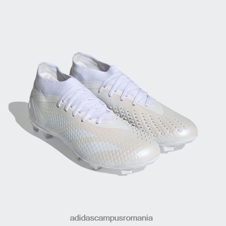 adidas campus romania precizia prădătorului alb.2 crampoane de teren ferm unisex alb negru J266N24691