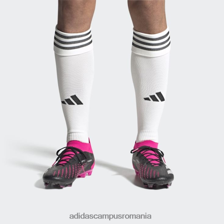 adidas campus romania precizia pradatorului negru.1 cizme de iarba artificiala unisex negru/alb/roz J266N212761
