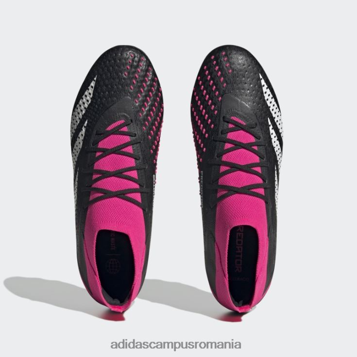 adidas campus romania precizia pradatorului negru.1 cizme de iarba artificiala unisex negru/alb/roz J266N212761
