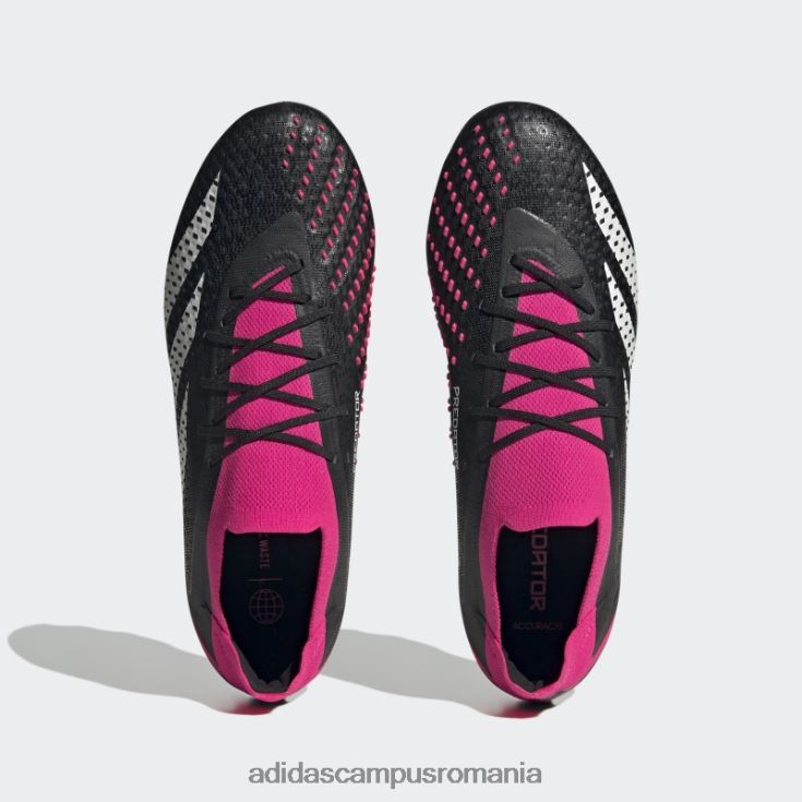 adidas campus romania precizia pradatorului negru.1 cizme joase din iarba artificiala unisex negru/alb/roz J266N212311